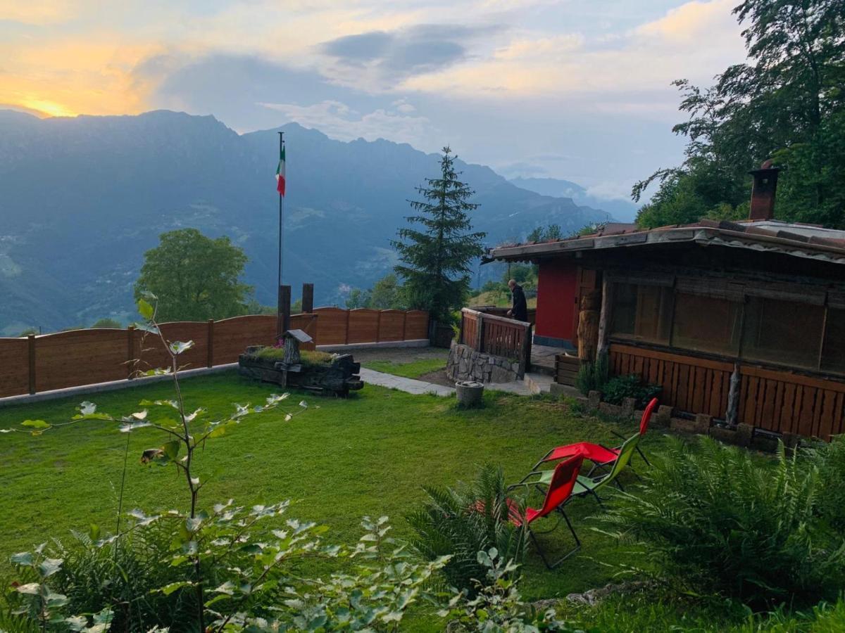 Dossena Splendido Chalet Di Montagna Immerso Nella Natura Madonna della Costa Εξωτερικό φωτογραφία